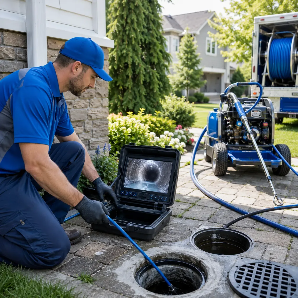 Outdoor drain cleaning professionals serving Manquin, VA